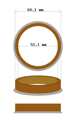 hubcentric 60.1-52.1