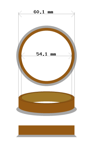 hubcentric 60.1-54.1