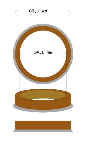 hubcentric 65.1-54.1