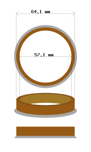 hubcentric 64.1-57.1