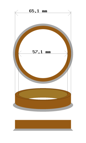 hubcentric 65.1-57.1