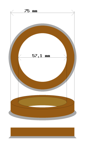 hubcentric 75.0-57.1