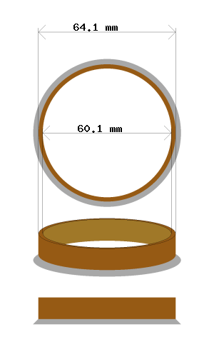 hubcentric 64.1-60.1