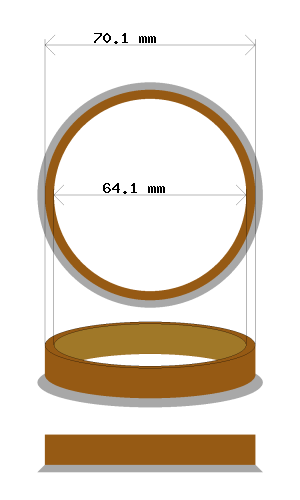 hubcentric 70.1-64.1