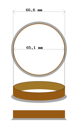 hubcentric 66.6-65.1