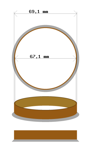 hubcentric 69.1-67.1