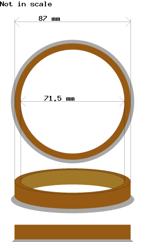 hubcentric 87.0-71.5