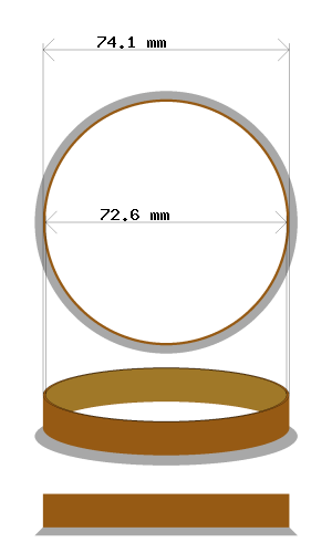 hubcentric 74.1-72.6